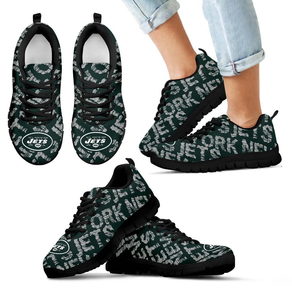 Vintage Logo Beautiful New York Jets Sneakers V2 Vintage Logo Beautiful New York Jets Sneakers V2