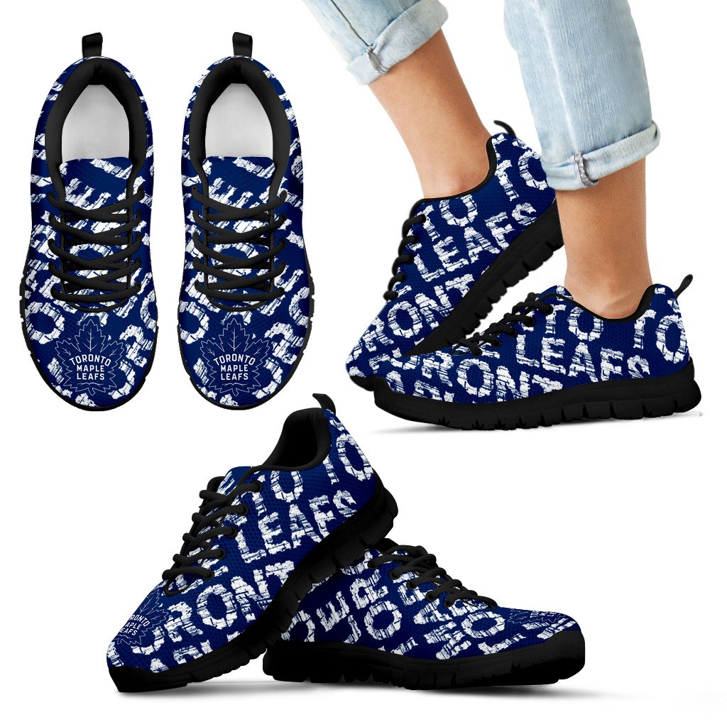 Vintage Logo Beautiful Toronto Maple Leafs Sneakers V1 Vintage Logo Beautiful Toronto Maple Leafs Sneakers V1