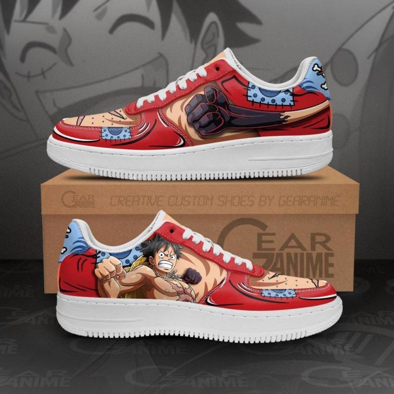 Wano-Arc-Luffy-One-Piece-Anime-Air-Force-Shoes-1