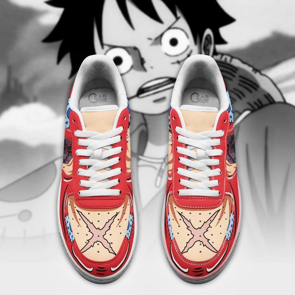 Wano Arc Luffy One Piece Anime Air Force Shoes Wano Arc Luffy One Piece Anime Air Force Shoes