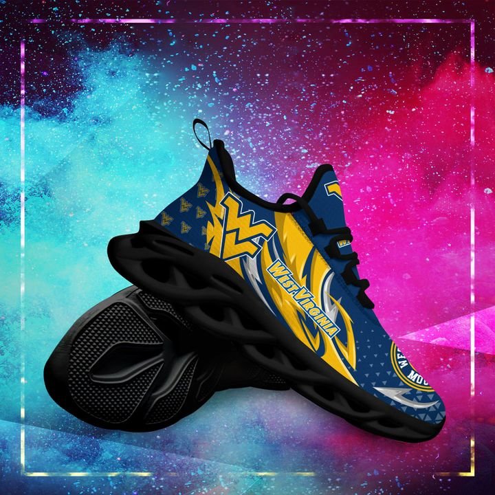 West Virginia Mountaineers Clunky Max Soul High Top Shoes West Virginia Mountaineers Clunky Max Soul High Top Shoes