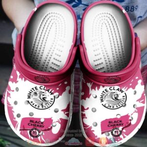 White Claw Black Cherry Drinking Crocband Clog Shoes