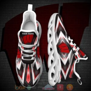 Wisconsin Badgers Nfl Personalized Clunky Max Soul Shoes