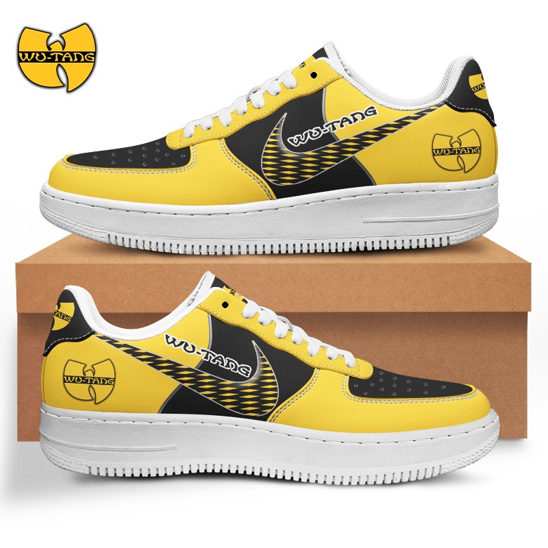 Wutang Clan Yellow Nike Air Force 1 Shoes Wutang Clan Yellow Nike Air Force 1 Shoes