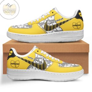 Wutang Yellow Air Force 1 Shoes
