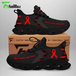 You’Ll Never Walk Alone Breast Cancer Awareness Clunky Max Soul Shoes