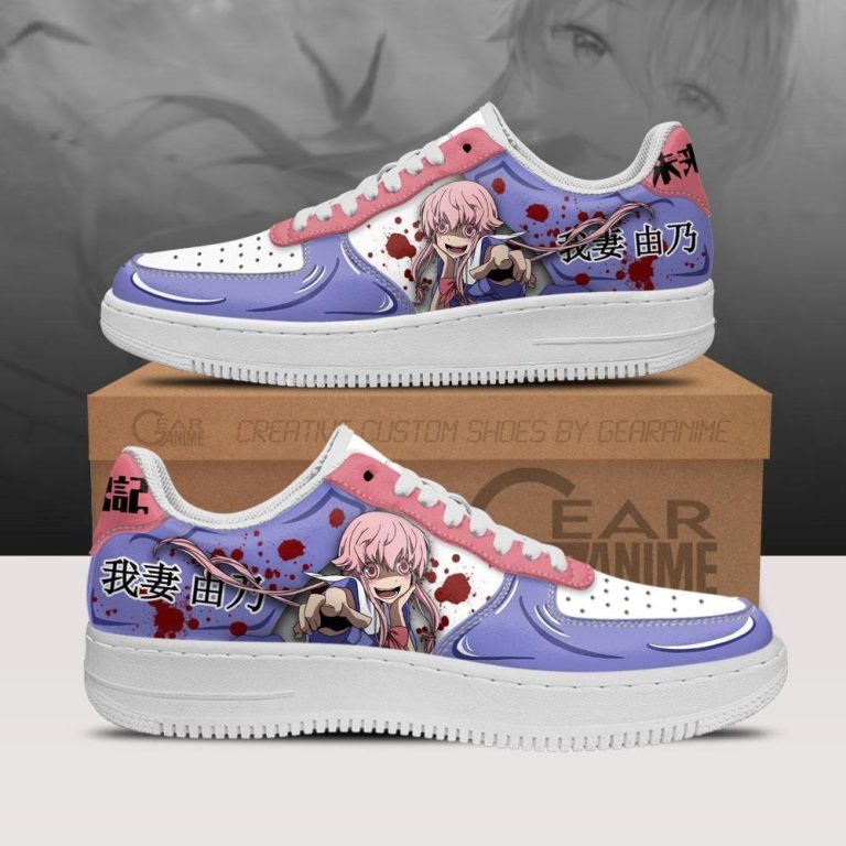 Yuno-Gasai-Anime-Future-Diary-Air-Force-Shoes-1
