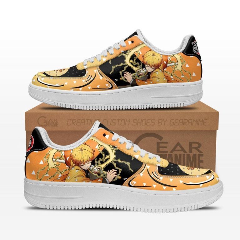 Zenitsu-Agatsuma-Anime-Demon-Slayer-Air-Force-Shoes-1