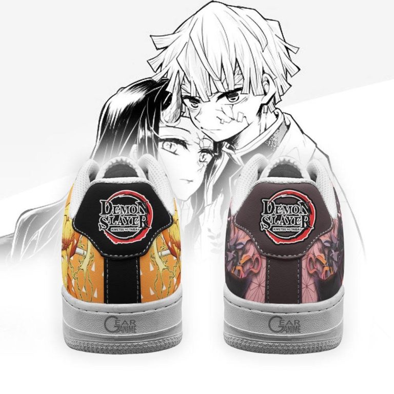 Zenitsu-And-Nezuko-Anime-Demon-Slayer-Air-Force-Shoes-3