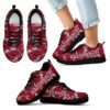 Zig Zag Circle Dizzy Excellent Nice Logo Arkansas Razorbacks Sneakers