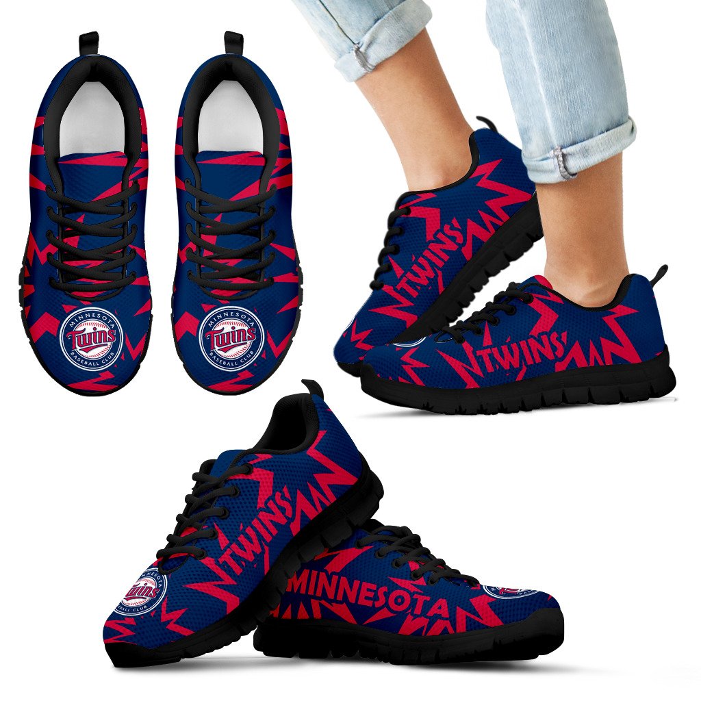 Zig Zag Circle Dizzy Excellent Nice Logo Minnesota Twins Sneakers Zig Zag Circle Dizzy Excellent Nice Logo Minnesota Twins Sneakers