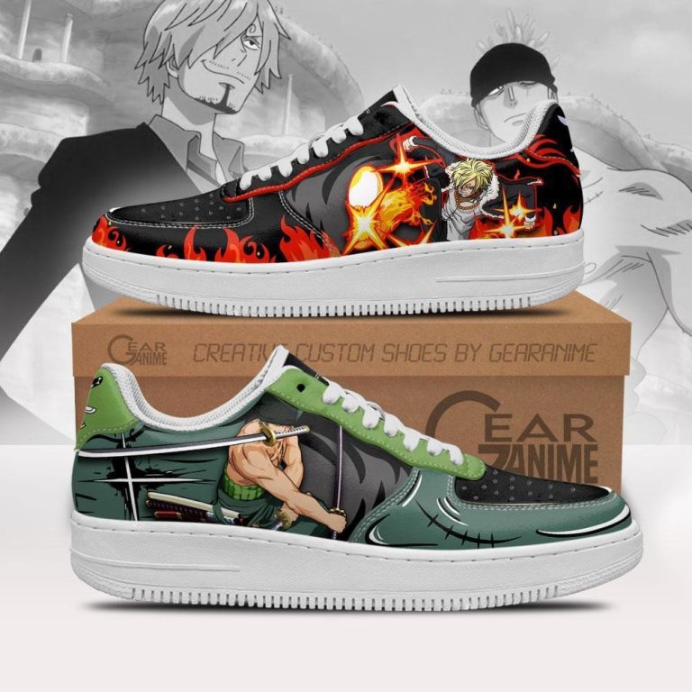 Zoro-And-Sanji-Anime-One-Piece-Air-Force-Shoes-1