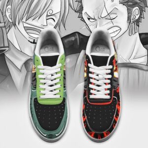 Zoro And Sanji Anime One Piece Air Force Shoes