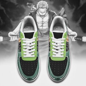 Zoro Santoryu Anime One Piece Air Force Shoes
